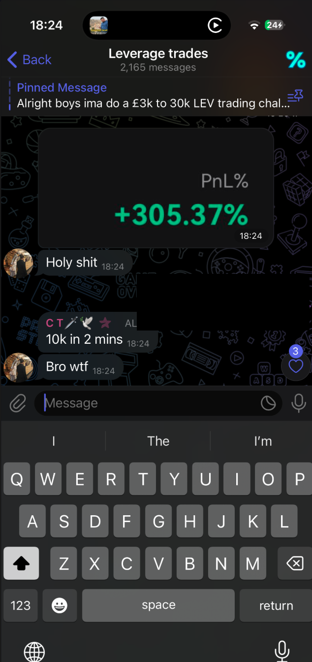 Leverage trade win