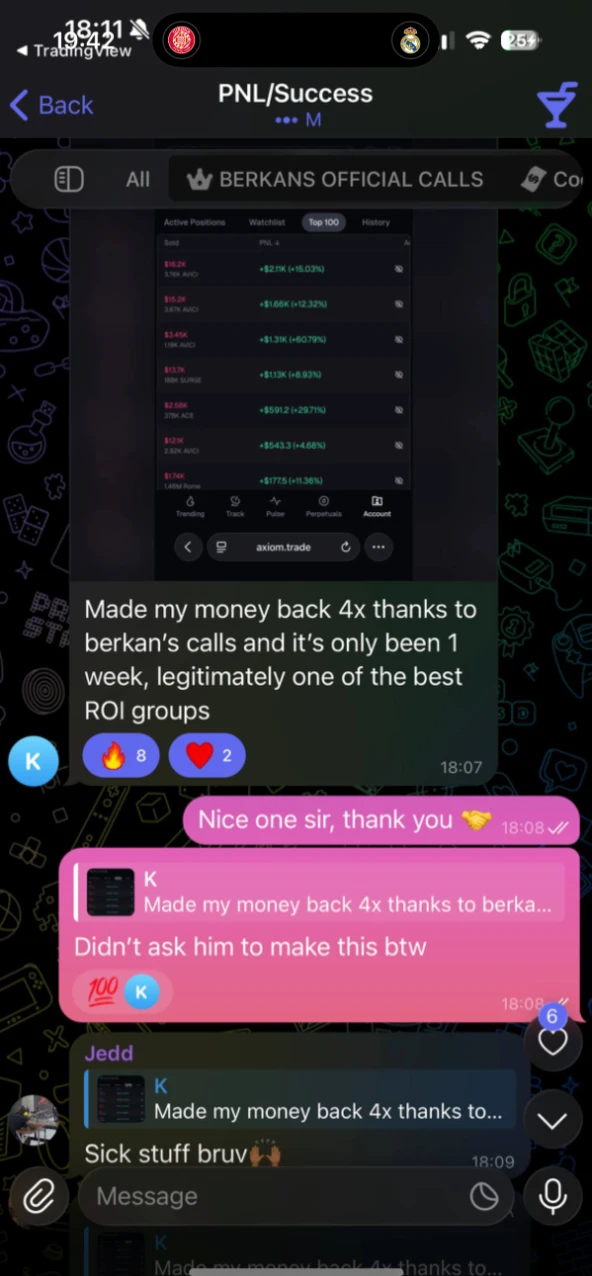 Member testimonial screenshot